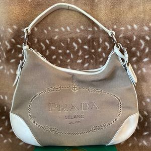 PRADA CANVAS SATCHEL